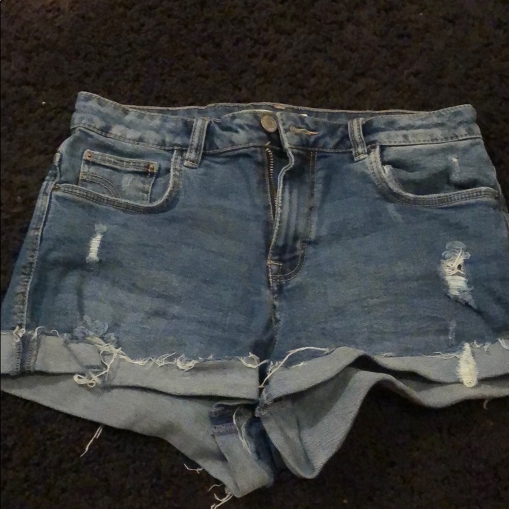 Zara high waisted jean shorts